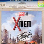 X-Men Deadpool Abbey Road // Stan Lee Signed CGC 9.8 Comic Book // Custom Frame