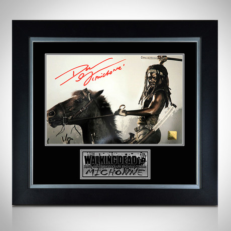 Michonne // Danai Gurira Signed Photo // Custom Frame