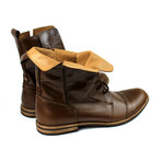 Masatti Cap-Toe Boot // Light Brown (US: 9.5)