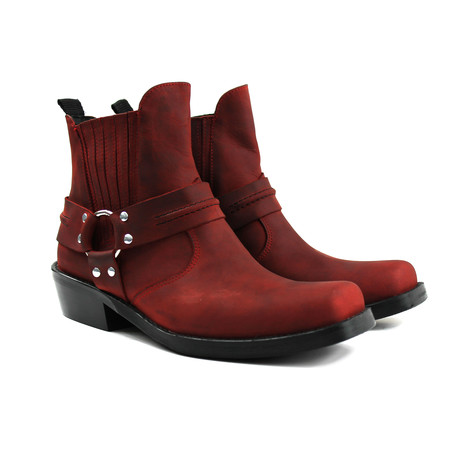 Performance Boots // Red Nubuck (US: 7)