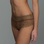 Jasmine Unlined Balconette Bra // Brown (32DD)