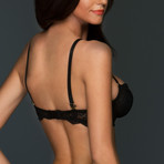 Blake Unlined Balconette Bra // Black (34B)