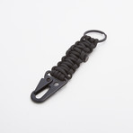 Fire-Starter Paracord Keychain // Black