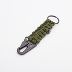 Fire-Starter Paracord Keychain // Green