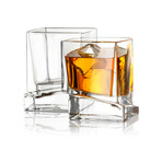 Carre Whiskey Glasses // Set of 2