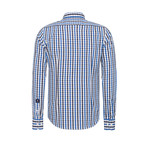 Stripe Pocket Shirt // Blue (XL)