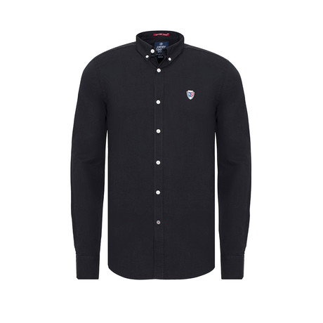 Joaquin Button-Up Shirt // Black (S)
