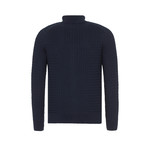 Textured Jumper // Navy (S)