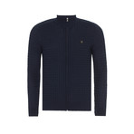 Textured Jumper // Navy (S)