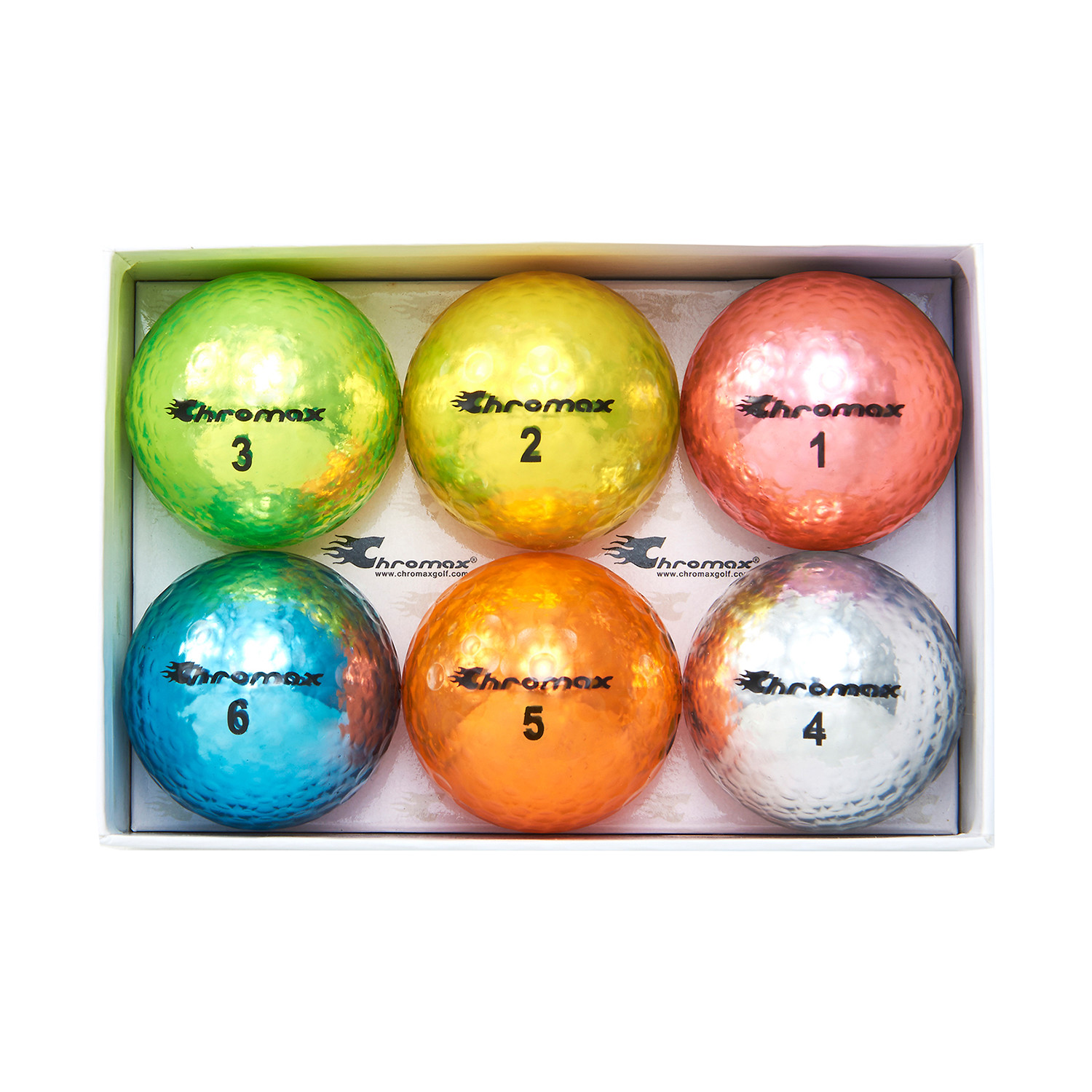 Chromax Metallic M5 Golf Balls // 6 Ball Pack (Pink) - Chromax® - Touch ...