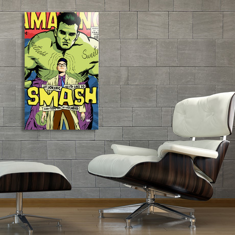 Post Punk Smash // Aluminum Print (16"W x 24"H x .45"D)
