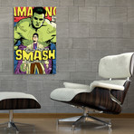 Post Punk Smash // Stretched Canvas (16"W x 24"H x 1.5"D)