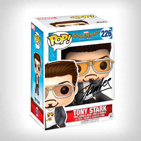 Tony Stark Funko Pop // Stan Lee Signed