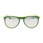 Courier Sunglasses // Green + Lime