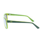 Courier Sunglasses // Green + Lime