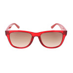 Finn Sunglasses // Red Transparent