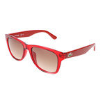 Finn Sunglasses // Red Transparent