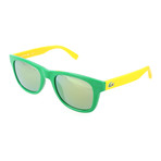 Hewitt Sunglasses // Green + Yellow