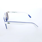 Dominic Sunglasses // White + Blue