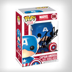 Captain America Funko Pop // Stan Lee Signed