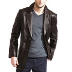 The Leather Sports Jacket // Espresso (S)