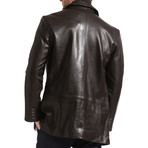 The Leather Sports Jacket // Espresso (S)