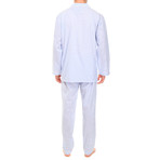 Pajama // White Light Blue Stripes (M)