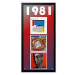 1981 Commemorative Music Framed Piece // I