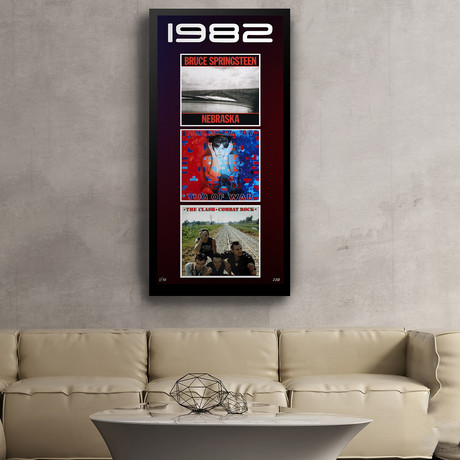 1982 Commemorative Music Framed Piece // II