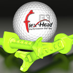 Flex-Head Golf Tees // Pack of 8 (Orange)