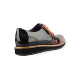 Italianno Shoe // Mustard + Bordeaux + Blue (Euro: 44)