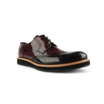 Italianno Shoe // Black + Bordeaux (Euro: 43)