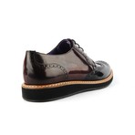 Italianno Shoe // Black + Bordeaux (Euro: 43)