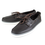Leather Casual Boat // Brown (US: 7)