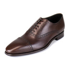 Leather Oxford Cap Toe // Brown (US: 7)