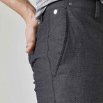 Slim Fit Trousers // Black (29WX32L)