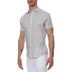 Toucan Print Short Sleeve Shirt // Toucan Blue (XL)