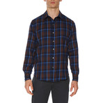 Plaid Long Sleeve Shirt // Royal Brown (S)