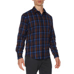 Plaid Long Sleeve Shirt // Royal Brown (S)