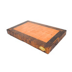 Maple + Walnut End Grain Cutting Board