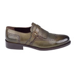 Cross Strap Loafer  // Green Antique (Euro: 44)