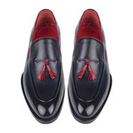 Classic Loafer  // Black Antique + Red (Euro: 45)