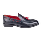 Classic Loafer  // Black Antique + Red (Euro: 41)