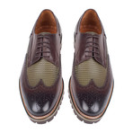 Perforated Color Block Derby  // Brown Antique (Euro: 39)