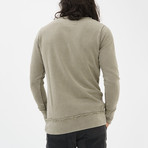 Fray Sweatshirt // Khaki (XL)