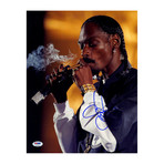 Snoop Dogg Signed Smoking Photo