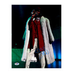 Snoop Dogg Signed White Fur Coat Photo