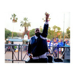DJ Khaled Signed Blue Jacket Photo