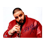 DJ Khaled Signed Red Jacket Photo