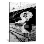 Bette Davis In Front Of The Queen Mary